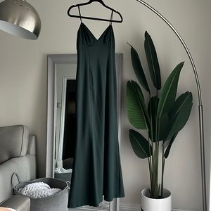 Amsale - Bridesmaid Dress - Hunter Green - Size 2